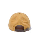 9TWENTY レザーストラップ コールドウォッシュ new era ロゴ マスタード