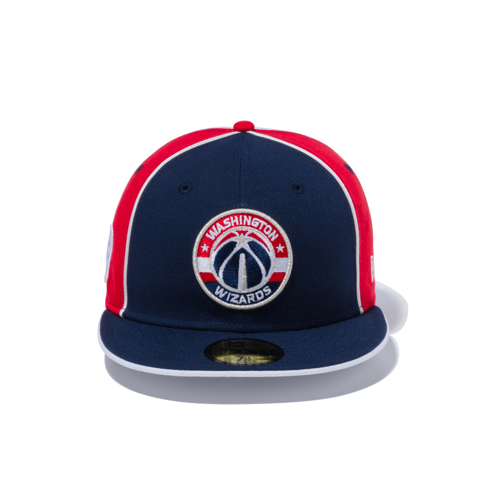 59FIFTY ワシントン・ウィザーズ NBAカスタム オーシャンサイドブルー / フロントドアレッド / オプティックホワイト