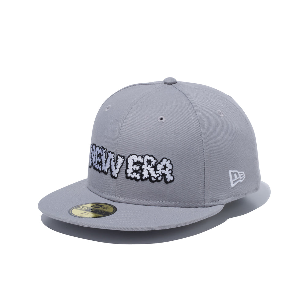 59FIFTY スモークロゴ NEW ERA グレー
