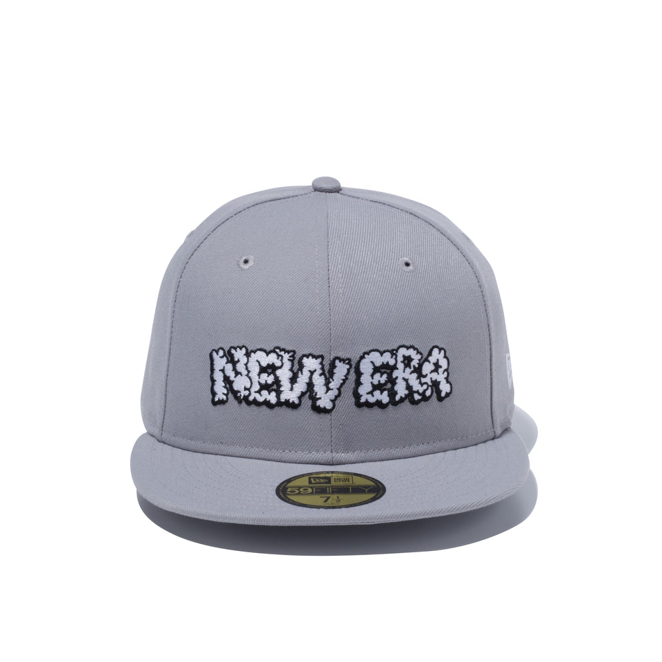 59FIFTY スモークロゴ NEW ERA グレー