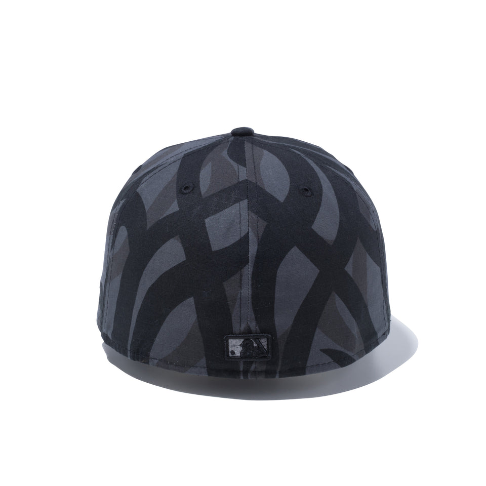59FIFTY ニューヨーク・ヤンキース トライバルカモ グレー × ブラック