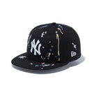59FIFTY ニューヨーク・ヤンキース スプラッシュ エンブロイダリー ブラック グレーアンダーバイザー