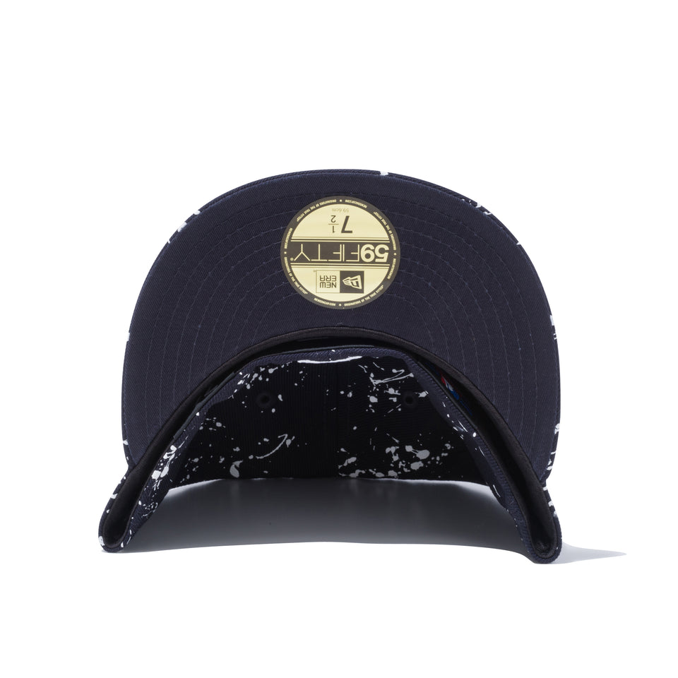 59FIFTY ニューヨーク・ヤンキース スプラッシュペイント ネイビー