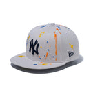59FIFTY ニューヨーク・ヤンキース スプラッシュ エンブロイダリー ベージュ グレーアンダーバイザー