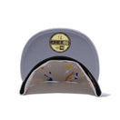 59FIFTY ニューヨーク・ヤンキース スプラッシュ エンブロイダリー ベージュ グレーアンダーバイザー