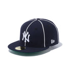 59FIFTY ニューヨーク・ヤンキース パイピング ケリーアンダーバイザー