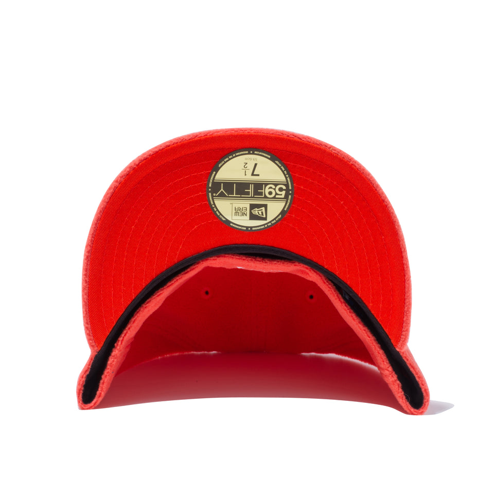 59FIFTY ニューヨーク・ヤンキース マイクロフリース ネオンオレンジ
