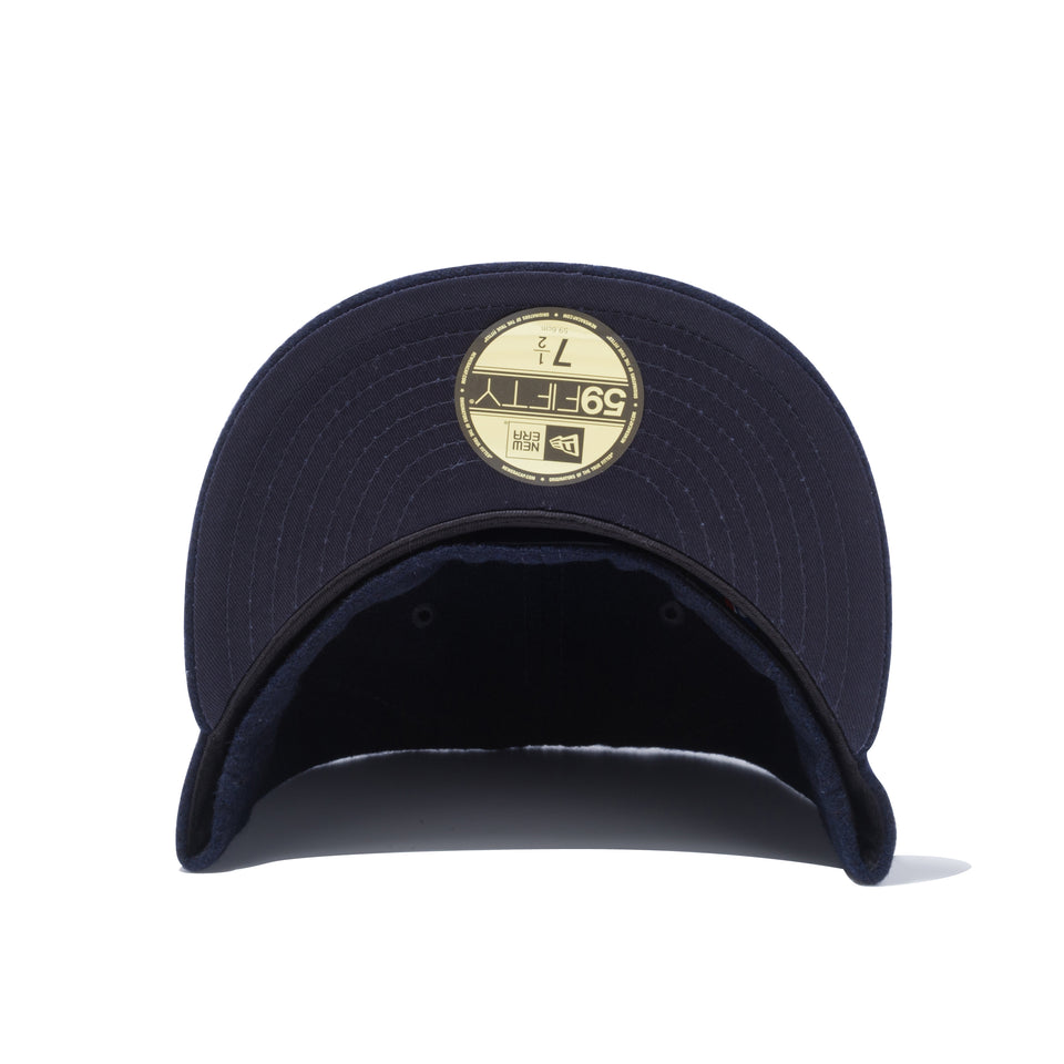59FIFTY ニューヨーク・ヤンキース メルトン ネイビー × ブラック