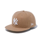 59FIFTY ニューヨーク・ヤンキース メルトン キャメル × スノーホワイト