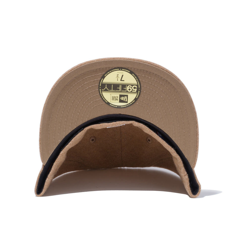 59FIFTY ニューヨーク・ヤンキース メルトン キャメル × スノーホワイト