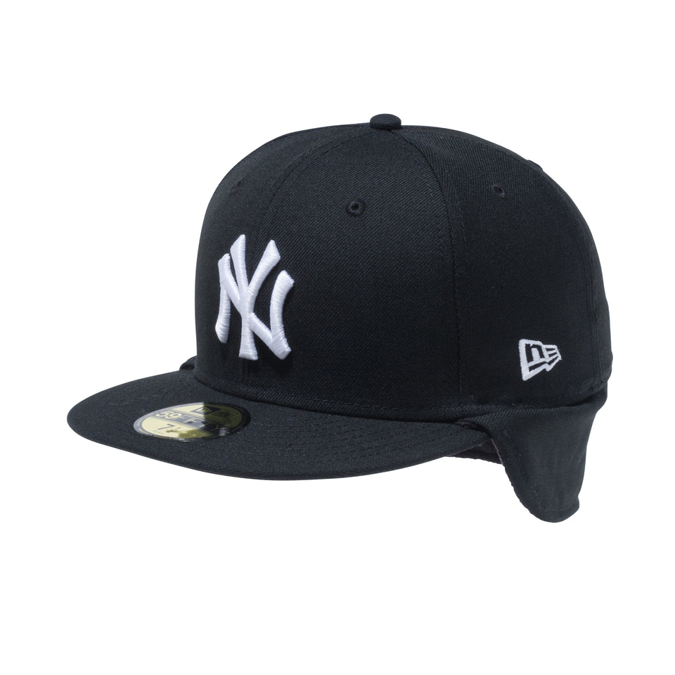 59FIFTY フリップダウン イアーフラップ ニューヨーク・ヤンキース ブラック