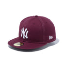 59FIFTY ニューヨーク・ヤンキース ダックキャンバス マルーン
