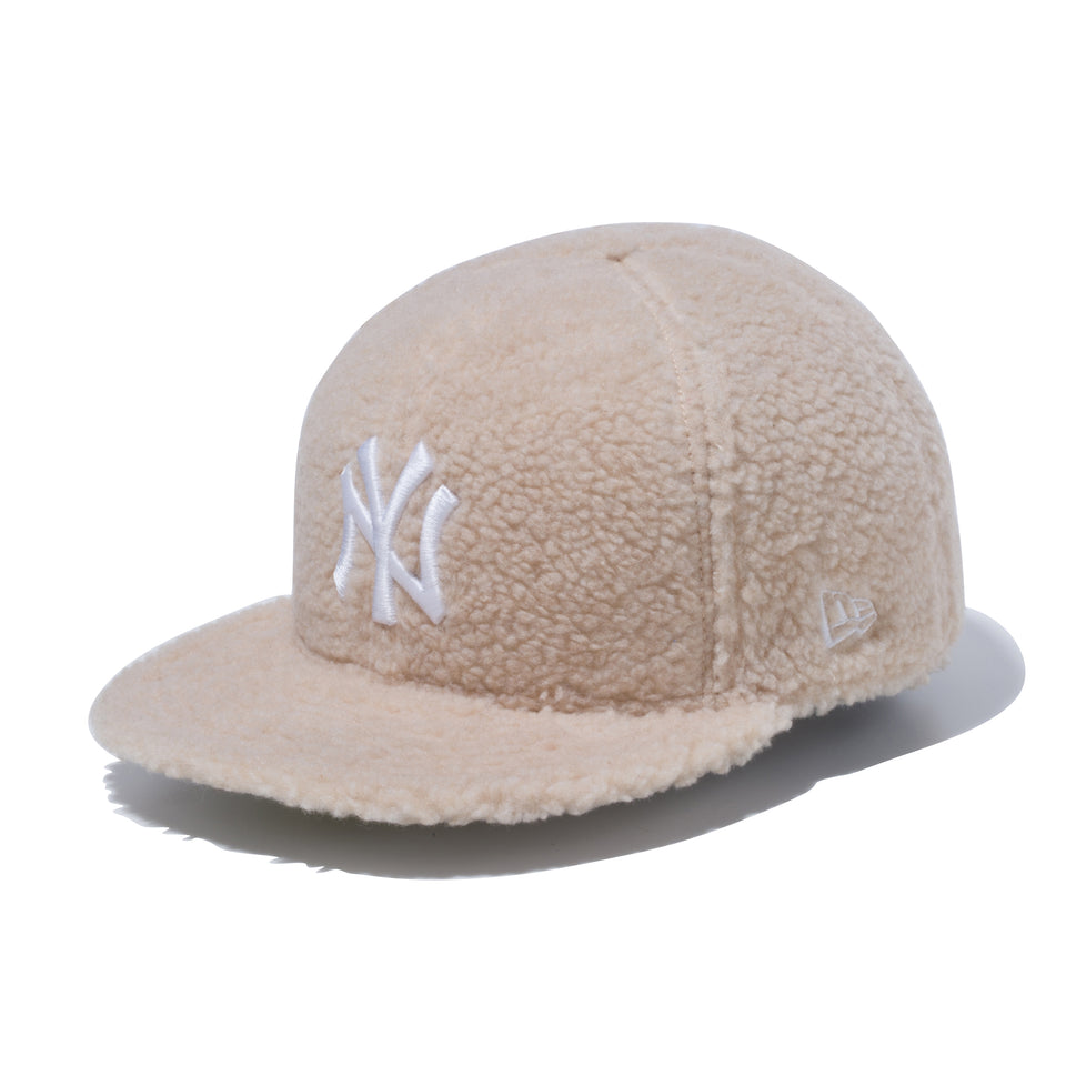 59FIFTY ニューヨーク・ヤンキース ボアフリース ベージュ × スノーホワイト
