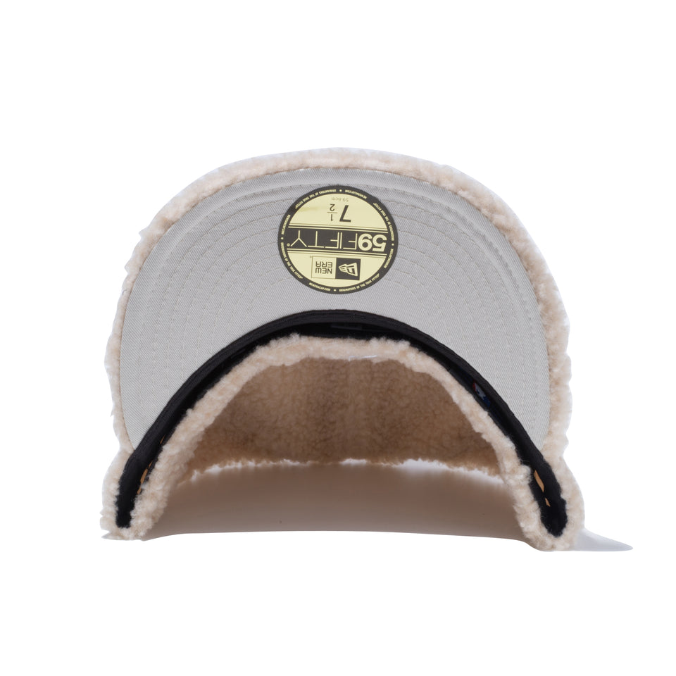 59FIFTY ニューヨーク・ヤンキース ボアフリース ベージュ × スノーホワイト