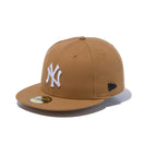 59FIFTY ニューヨーク・ヤンキース ベーシックファブリクス ウィート メタルフラッグロゴ