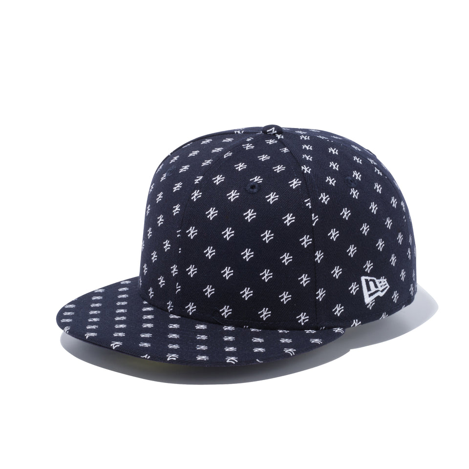 59FIFTY ニューヨーク・ヤンキース MLBロゴ オールオーバー ネイビー