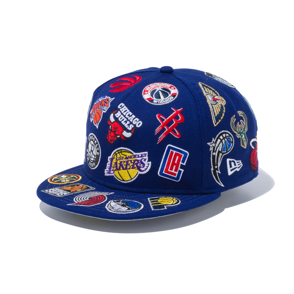 59FIFTY NBA チームロゴ オールオーバー ダークロイヤル