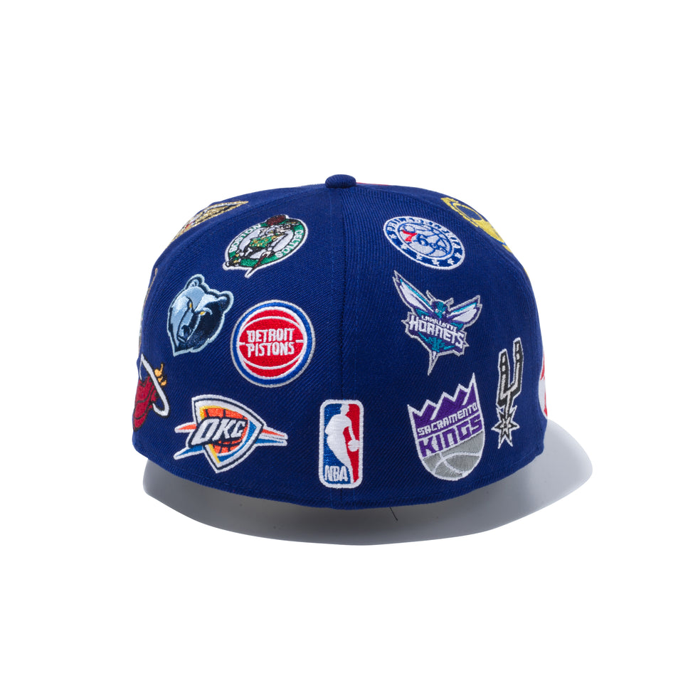 59FIFTY NBA チームロゴ オールオーバー ダークロイヤル