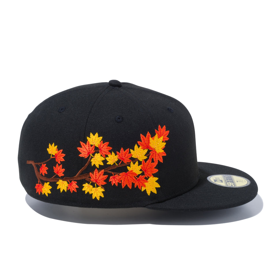59FIFTY 紅葉 ブラック