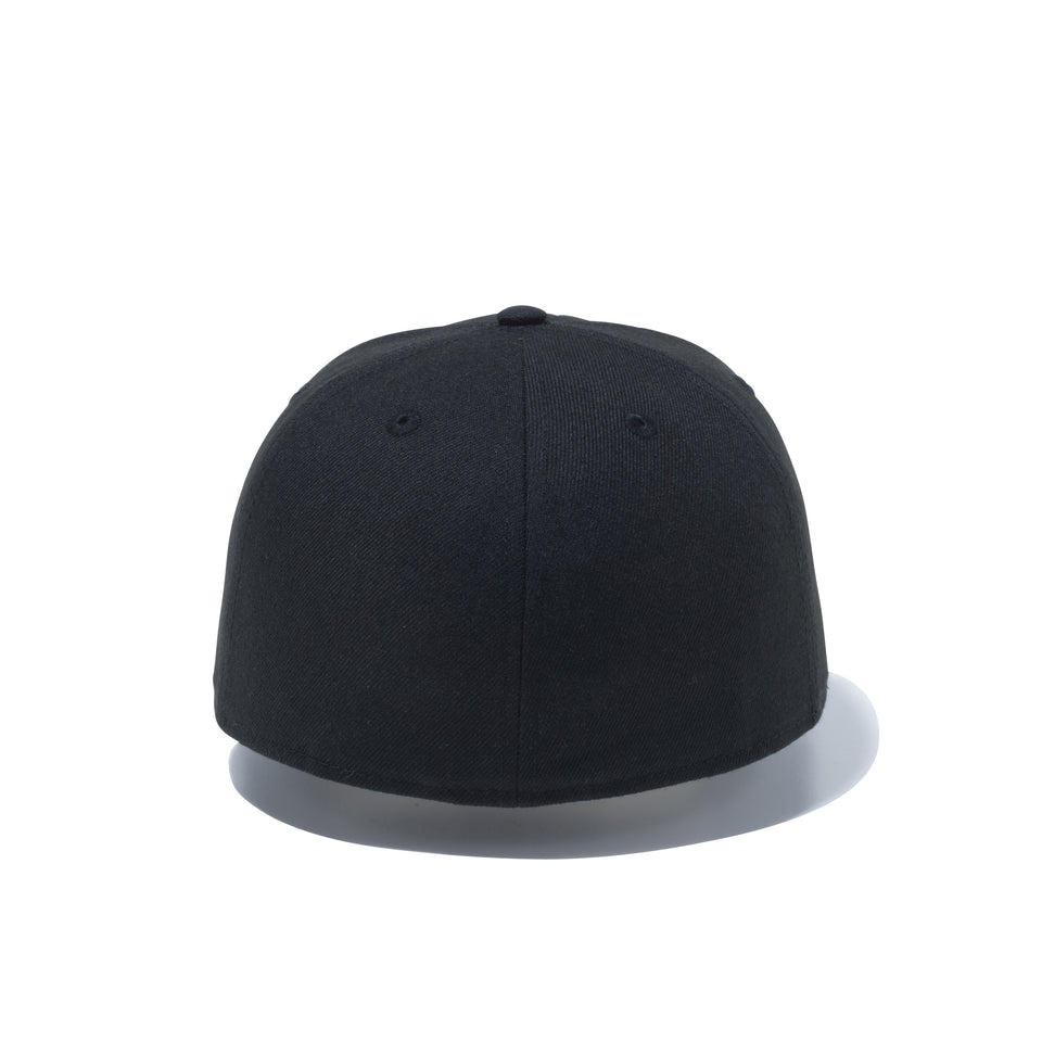 59FIFTY メタルプレート ブラック × メタリックゴールド