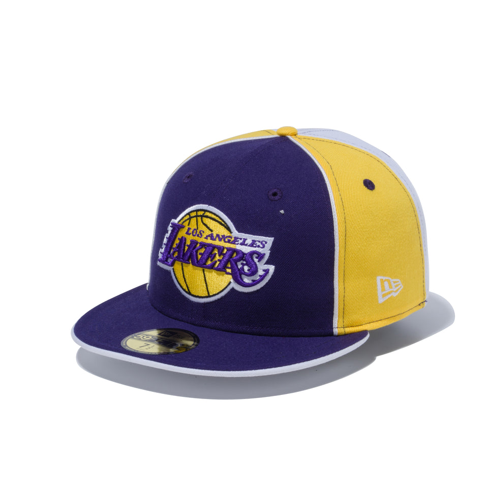 59FIFTY ロサンゼルス・レイカーズ NBAカスタム パープル / キャナリーイエロー / オプティックホワイト