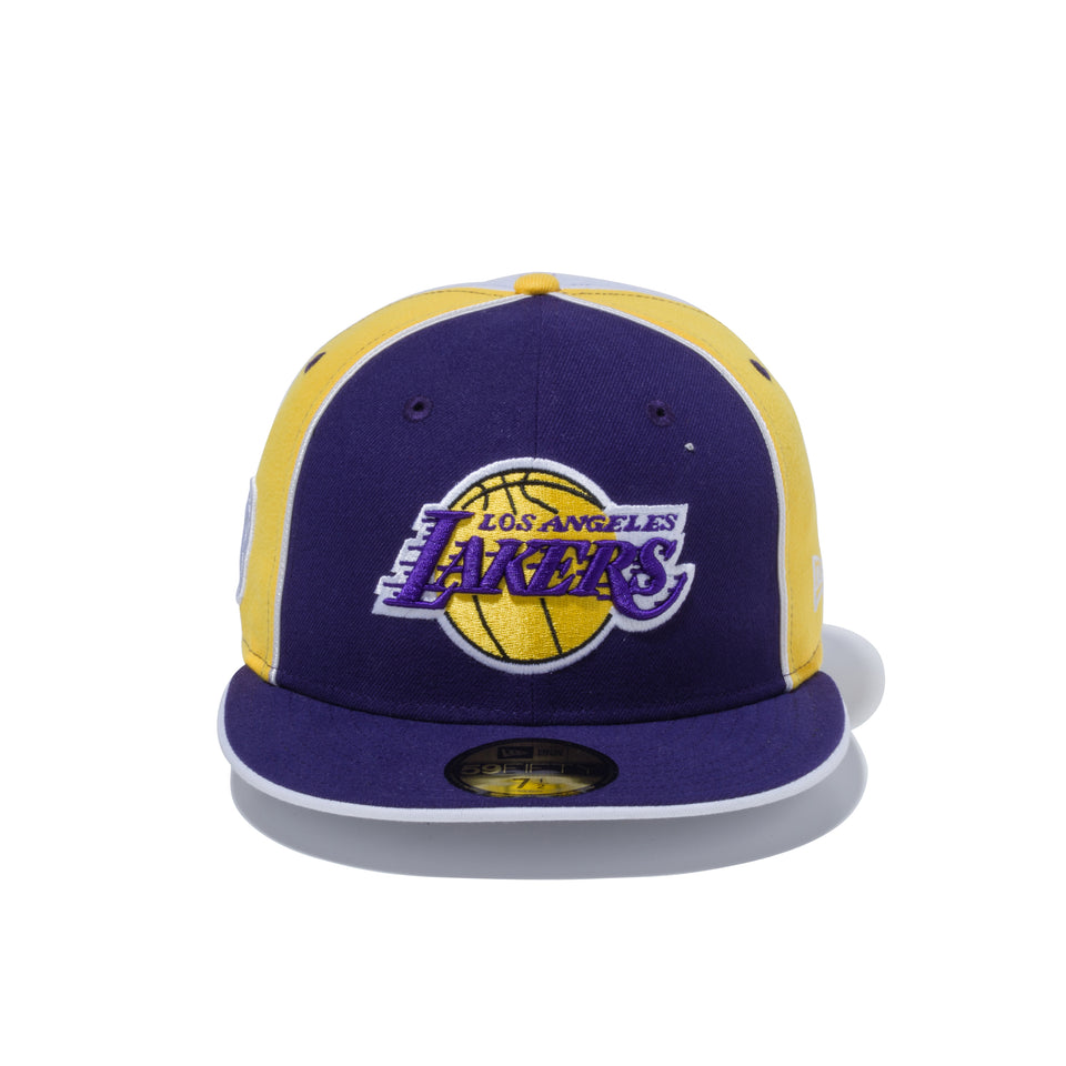 59FIFTY ロサンゼルス・レイカーズ NBAカスタム パープル / キャナリーイエロー / オプティックホワイト