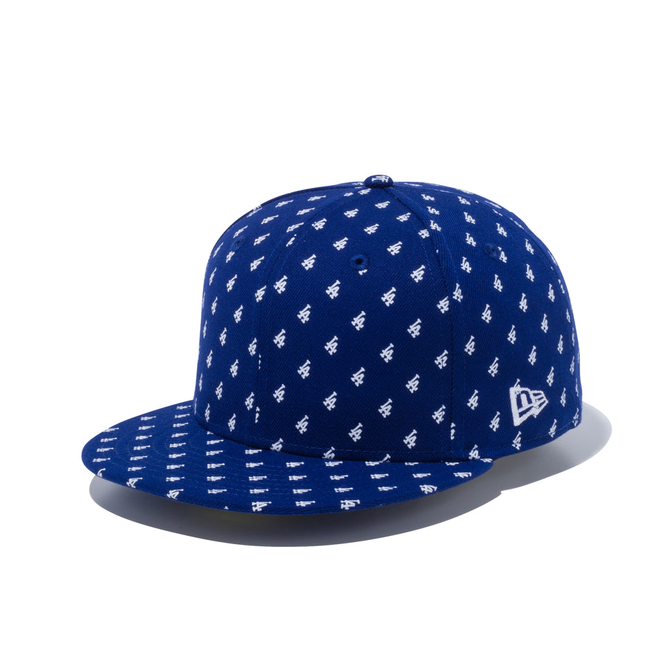 59FIFTY ロサンゼルス・ドジャース MLBロゴ オールオーバー ダークロイヤル