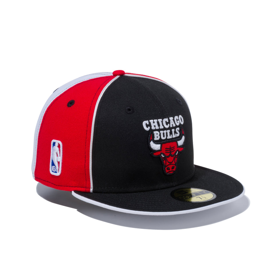 59FIFTY シカゴ・ブルズ NBAカスタム ブラック / フロントドアレッド / オプティックホワイト