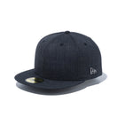 59FIFTY シャンブレー チャコール メタルフラッグロゴ