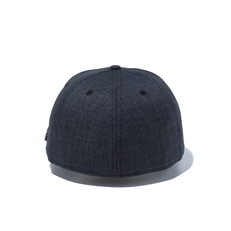 59FIFTY シャンブレー チャコール メタルフラッグロゴ