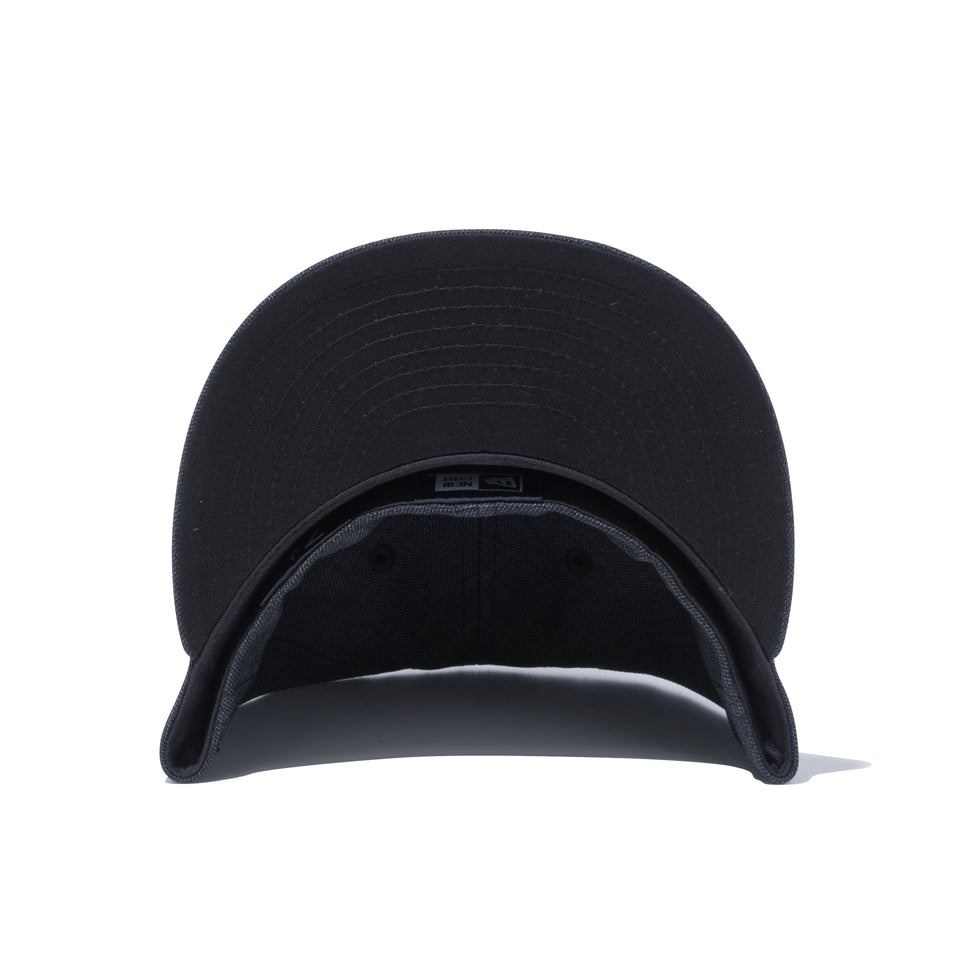 59FIFTY シャンブレー チャコール メタルフラッグロゴ