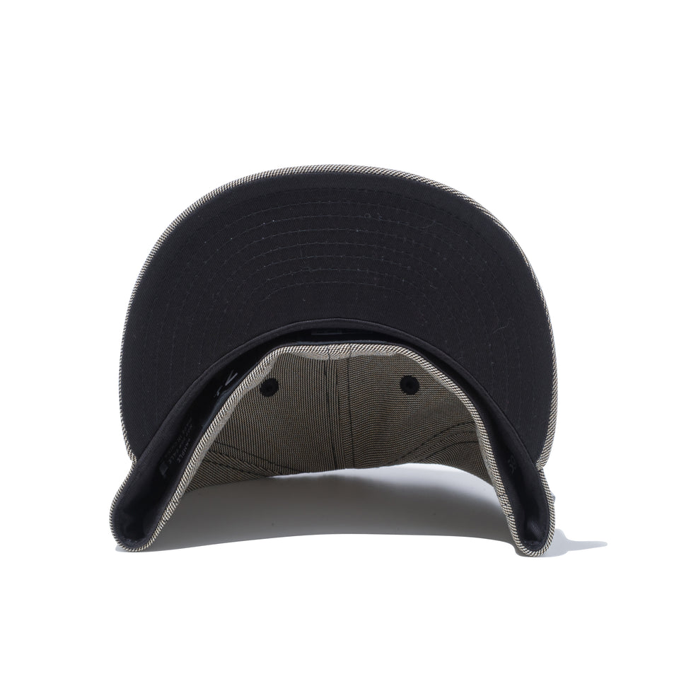 59FIFTY シャンブレー ベージュ メタルフラッグロゴ