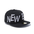59FIFTY ビッグハンドエンブロイダリー NEW ERA ブラック × スノーホワイト