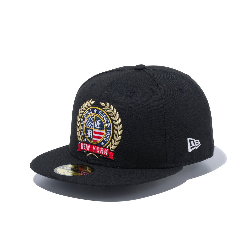 59FIFTY ロゴエンブロイダリー エンブレム ブラック