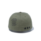 59FIFTY バックサテン マルチプリント オリーブ × ブラック
