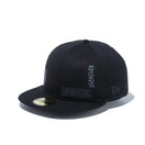 59FIFTY バックサテン マルチプリント ブラック × グラファイト