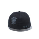 59FIFTY バックサテン マルチプリント ブラック × グラファイト
