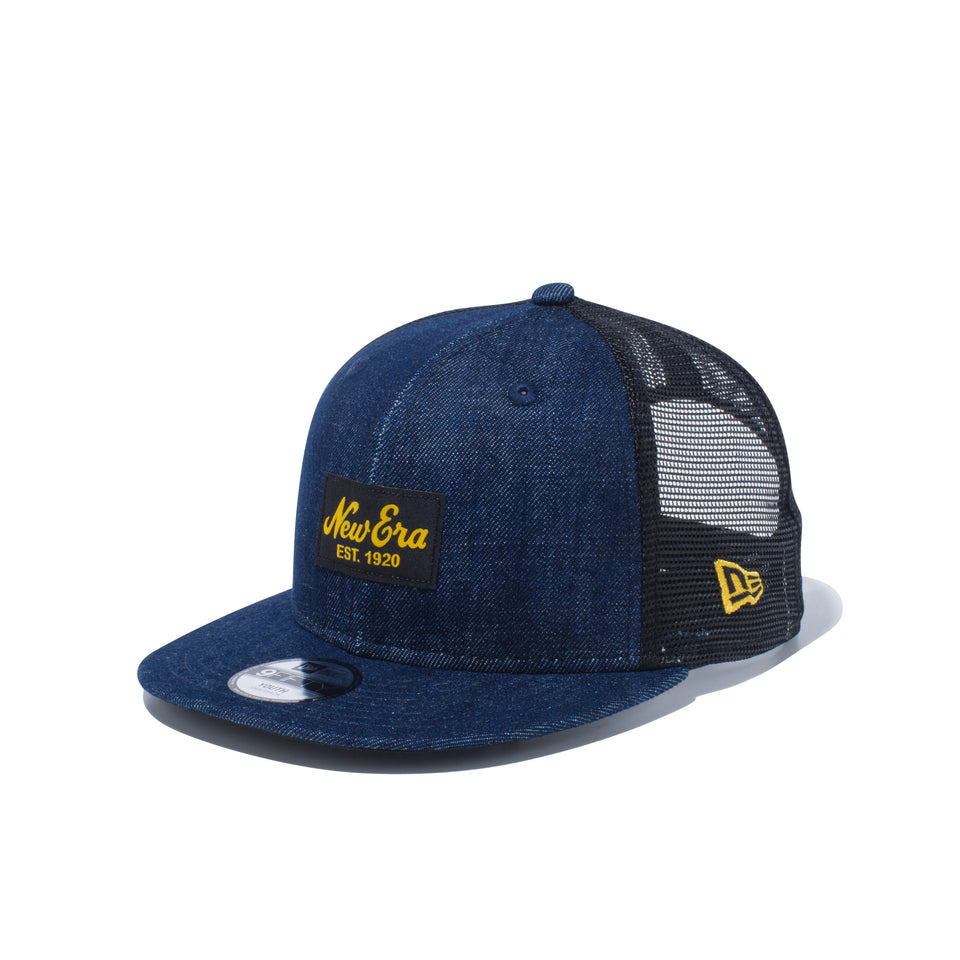 Youth 9FIFTY トラッカー デニム ウーブンパッチ インディゴデニム