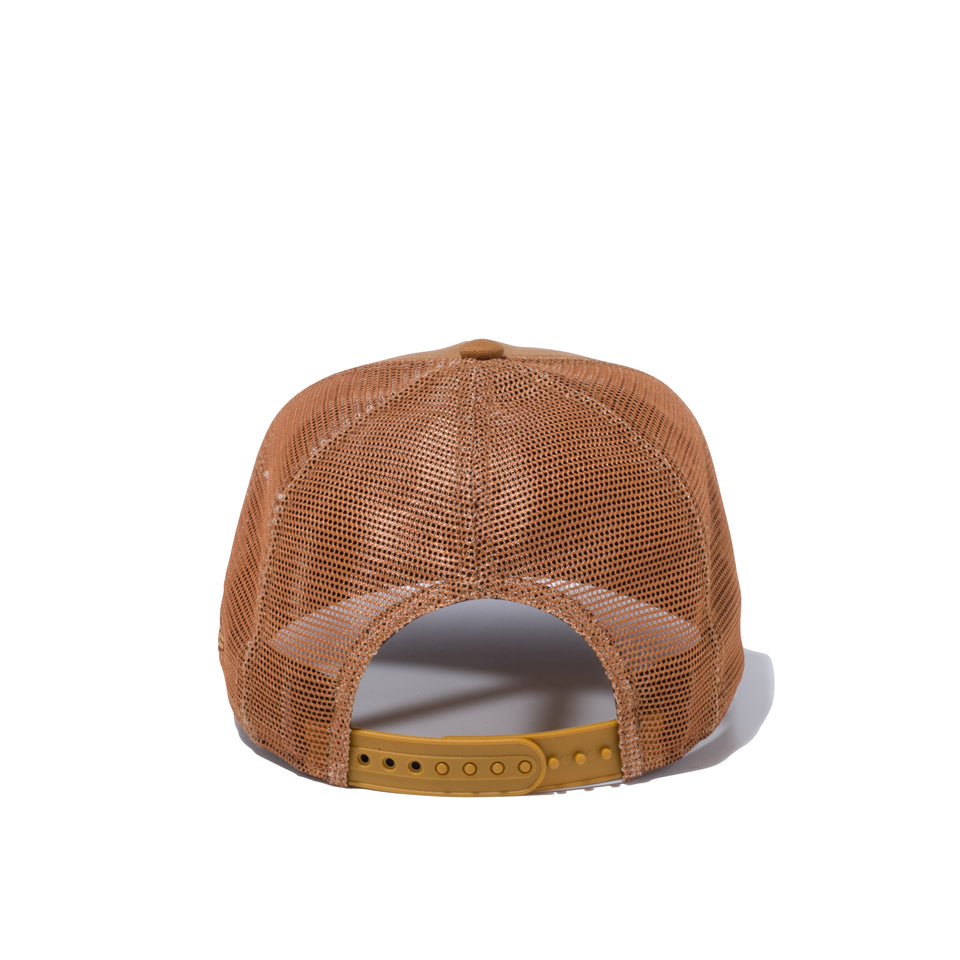 Youth 9FIFTY トラッカー ダックキャンバス レザーパッチ タン
