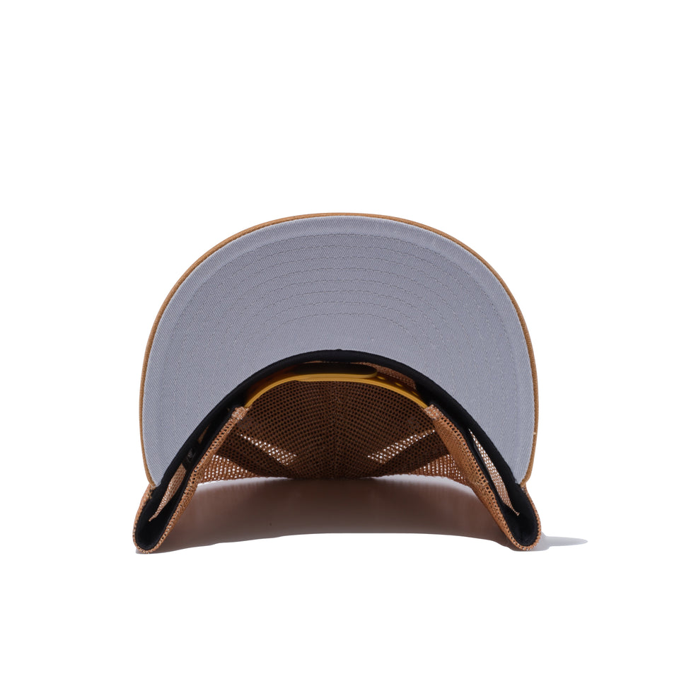 Youth 9FIFTY トラッカー ダックキャンバス レザーパッチ タン