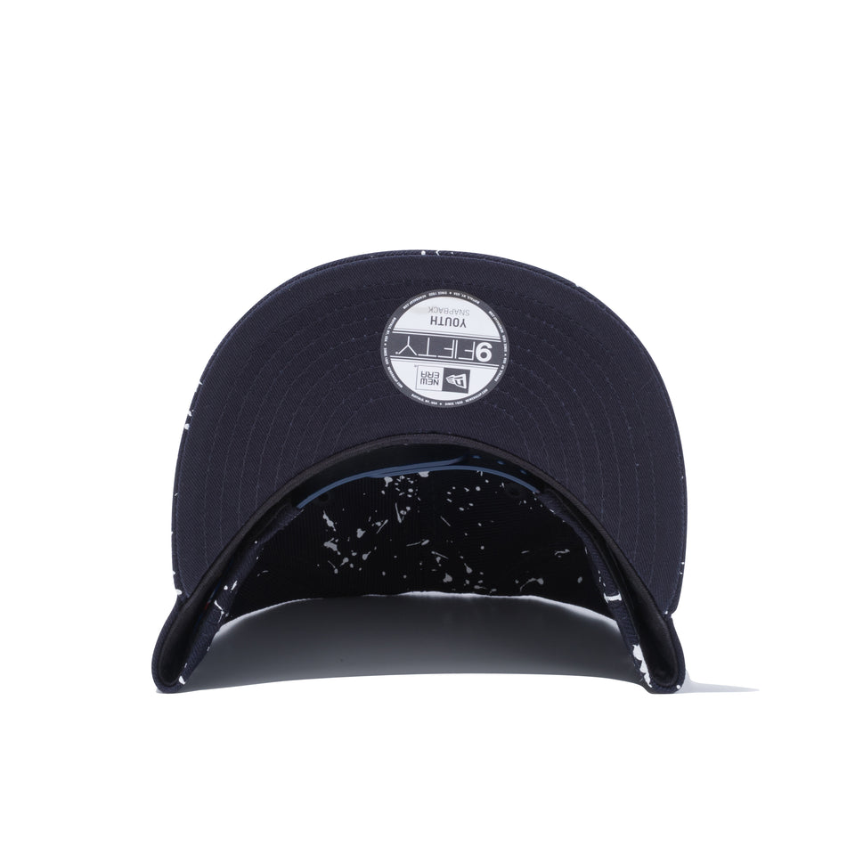 Youth 9FIFTY ニューヨーク・ヤンキース スプラッシュペイント ネイビー