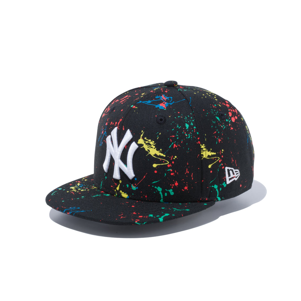 Youth 9FIFTY ニューヨーク・ヤンキース スプラッシュペイント ブラック
