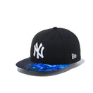 Youth 9FIFTY ニューヨーク・ヤンキース ギャラクシー ブラック プリントバイザー