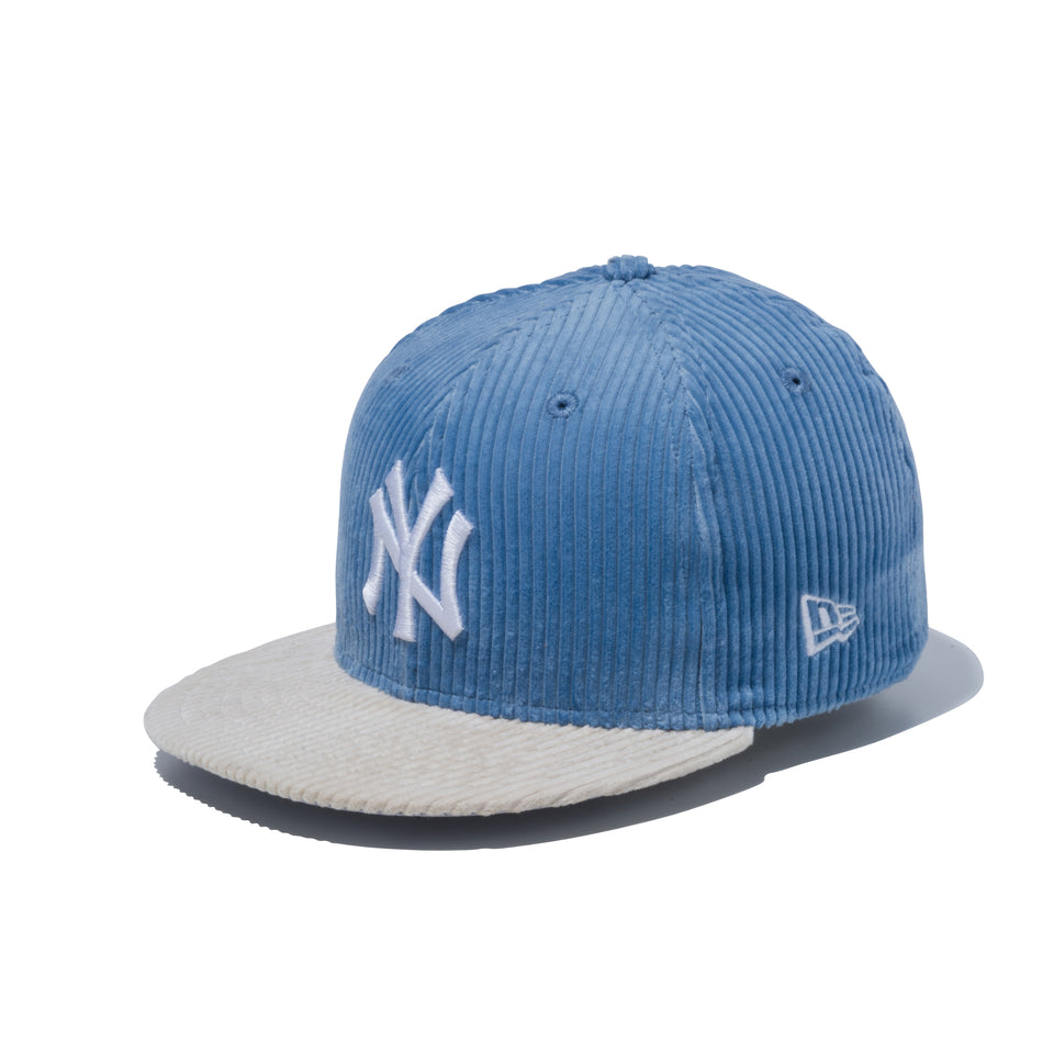 Youth 9FIFTY ニューヨーク・ヤンキース コーデュロイ サックスブルー ライトベージュバイザー