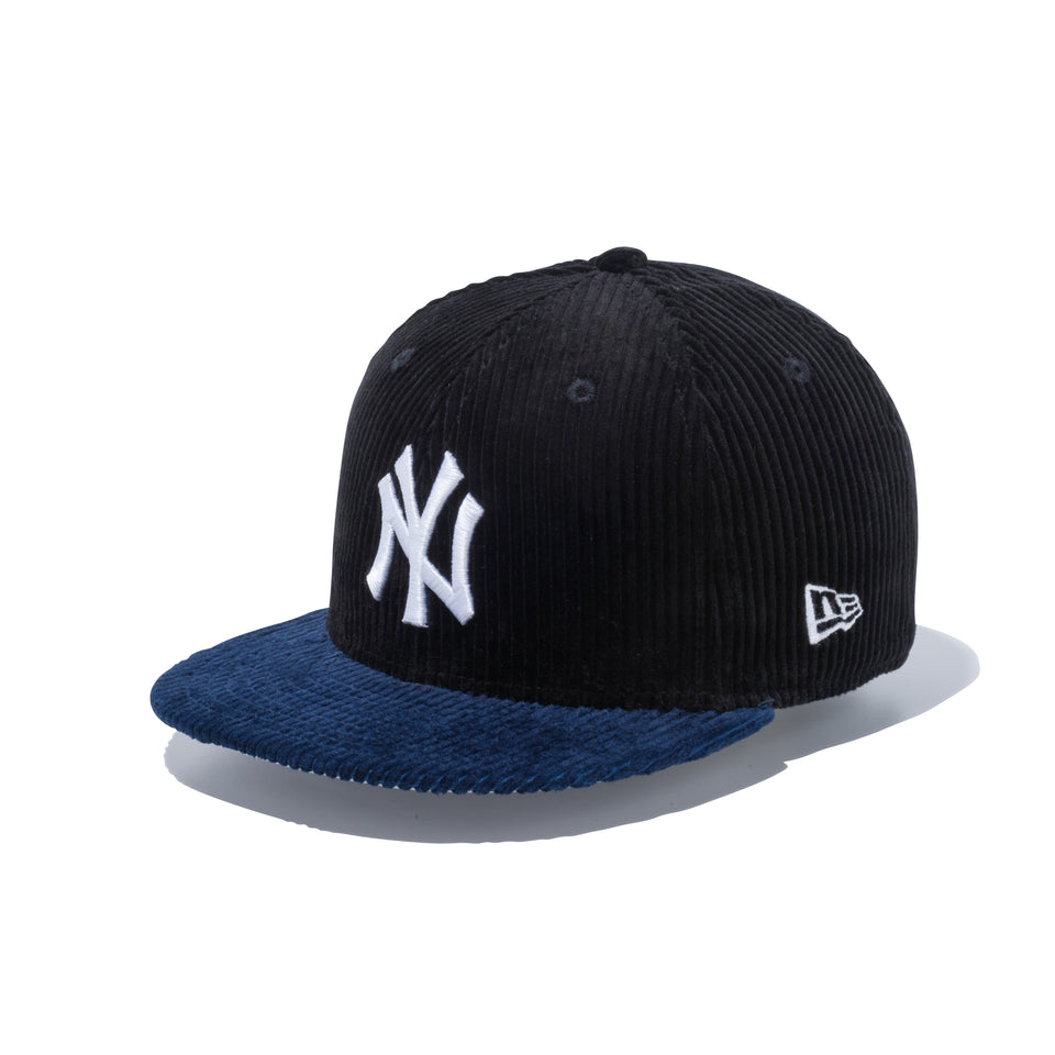 Youth 9FIFTY ニューヨーク・ヤンキース コーデュロイ ブラック ネイビーバイザー
