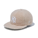 Youth 9FIFTY ニューヨーク・ヤンキース ボアフリース ベージュ × スノーホワイト