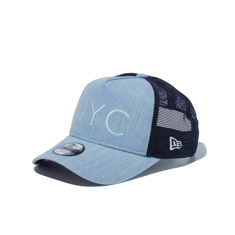 Youth 9FORTY A-Frame トラッカー デニム NYC ウォッシュドデニム × スノーホワイト