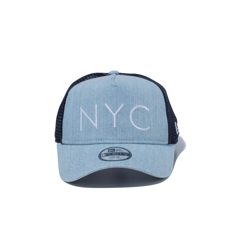 Youth 9FORTY A-Frame トラッカー デニム NYC ウォッシュドデニム × スノーホワイト