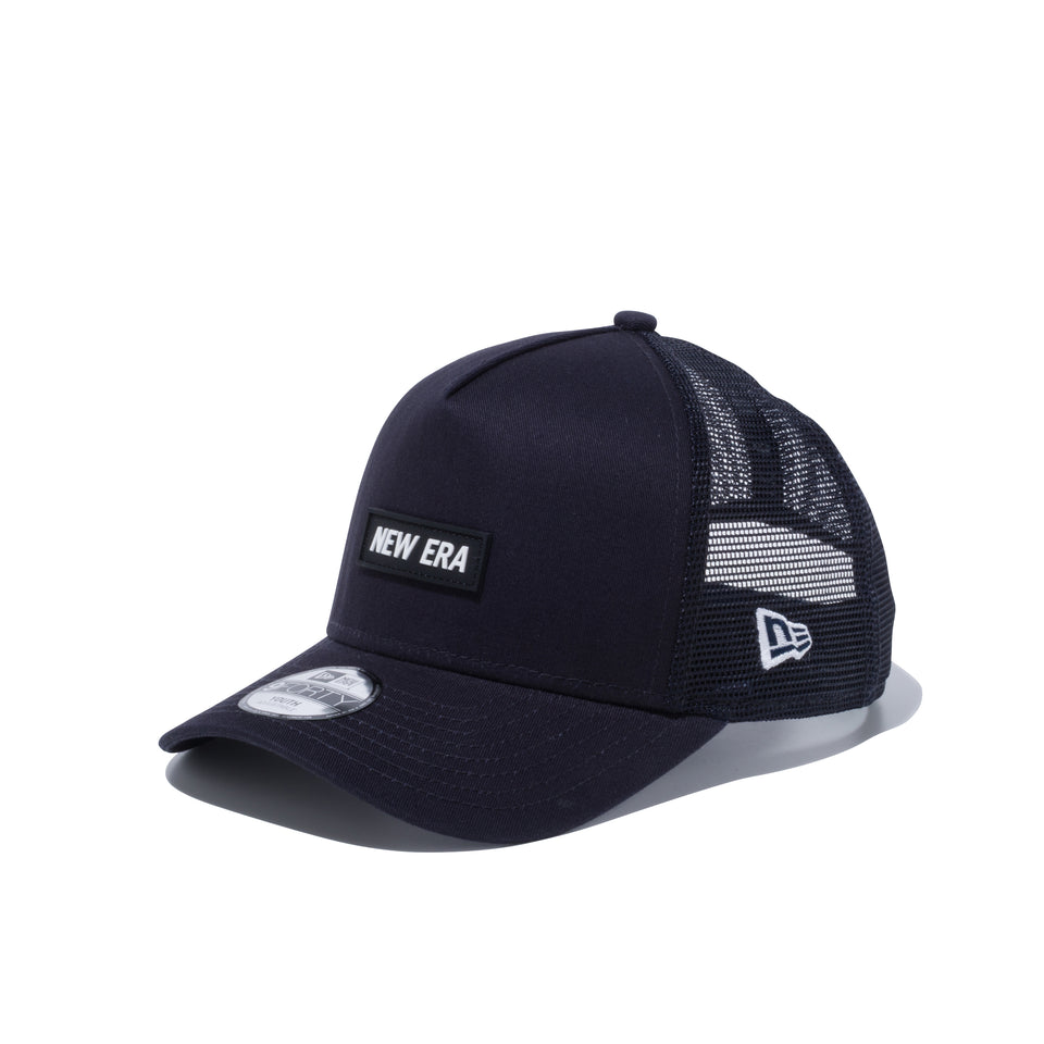 Youth 9FORTY A-Frame トラッカー ラバーロゴ NEW ERA ネイビー