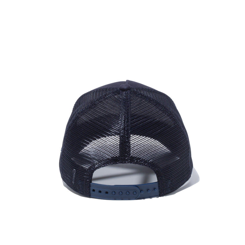 Youth 9FORTY A-Frame トラッカー ラバーロゴ NEW ERA ネイビー